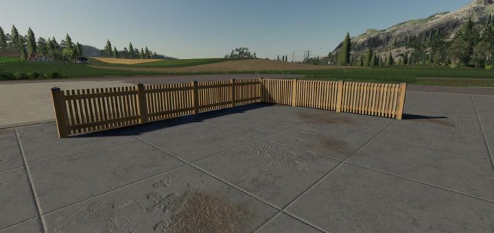 Moд ПАК Fence Pack v1.0.0.0 Farming Simulator 2019