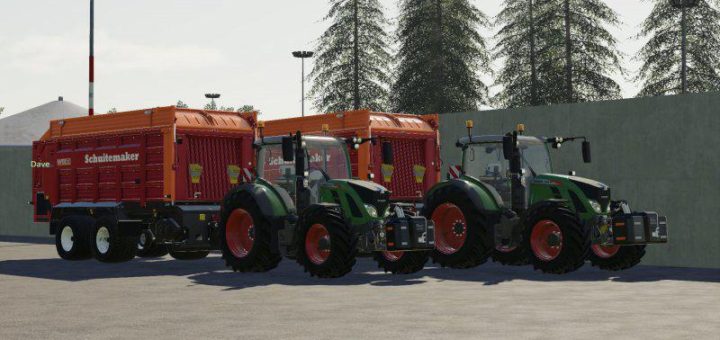 Moд трактор Fendt 500 S4 v1.0.0.0 Farming Simulator 2019