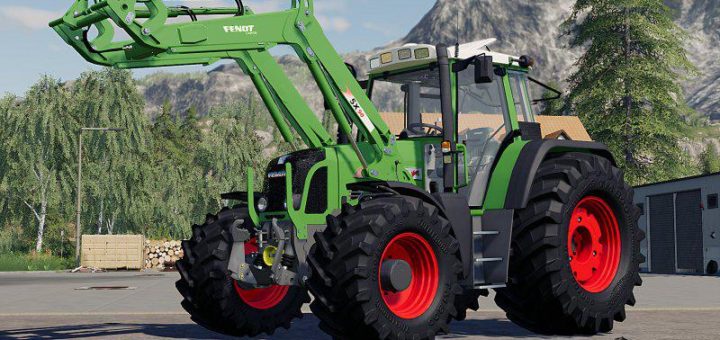 Мод трактор Fendt 800 Vario TMS v1.2.0.1 Farming Simulator 19