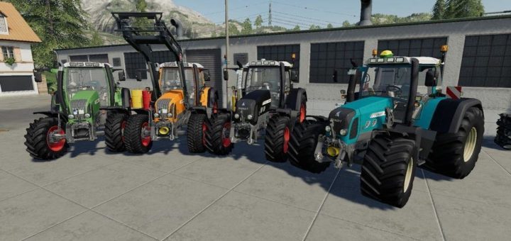 Moд трактор Fendt Favorit 700/800 Vario Pack v2.0 Farming Simulator 19