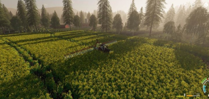Мод карта FIELDMOUNTAIN EN V1.0.0.1 Farming Simulator 19