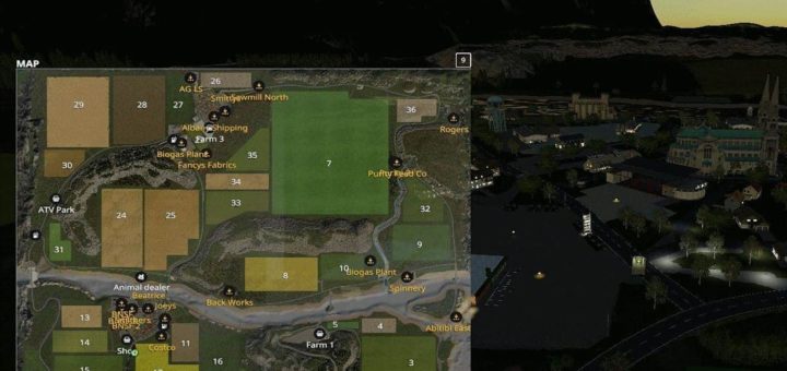 Мод карта FLUSSTAL XXL ENGLISH V3.1.3 FINAL FS19