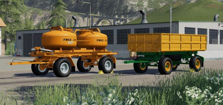 Moд прицепы Mbp 9, FMSZ 2K v1.0.0.0 Farming Simulator 2019