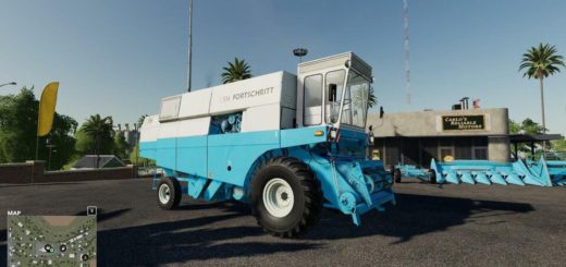 Мод комбайн Fortschritt E516 Harvester Pack v1.0.0.0 FS19