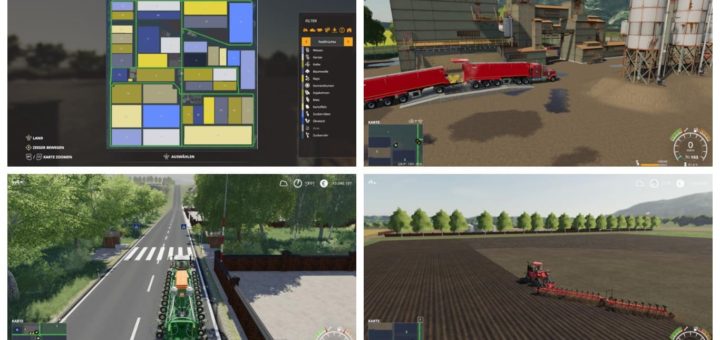 Мод карта FROHNHEIM MAP V0.9 Farming Simulator 19