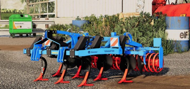 Мод культиватор Gorenc Terasofter v1.0.0.0 Farming Simulator 19