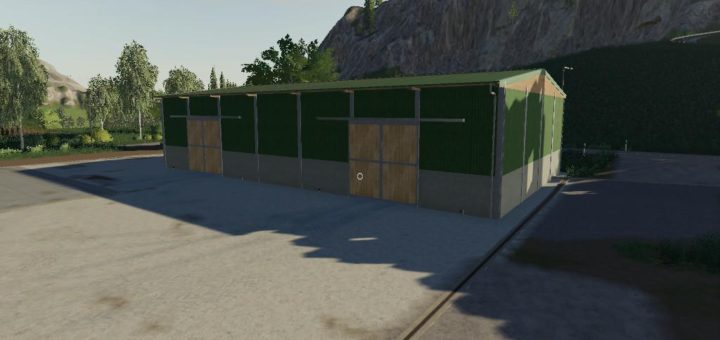 Мод гараж Hall v1.0.0.0 Farming Simulator 2019