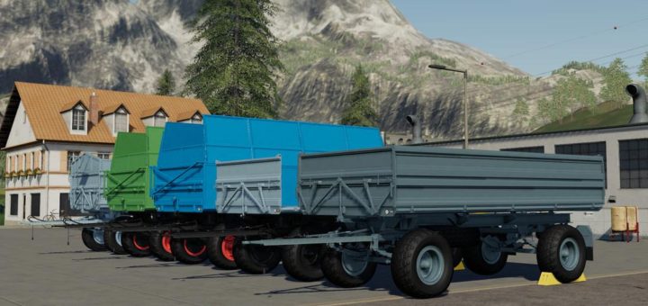 Мод прицеп HW80 Trailer Pack v1.0.0.0 Farming Simulator 2019