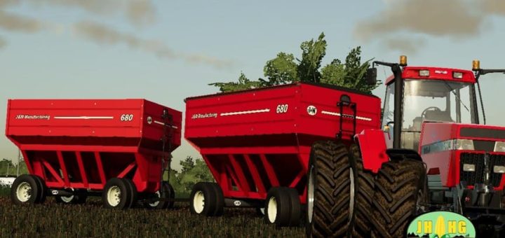 Мод прицеп J&M 680 GRAVITY WAGONS V1.0 FS19