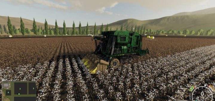 Мод комбайн John Deere 7760 Cotton Baler v1.0.0.0 FS19