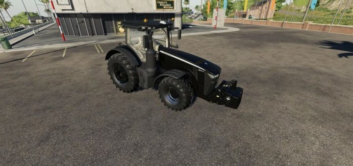 Moд трактор John Deere 8R Black Beauty v1.0.0.0 Farming Simulator 19