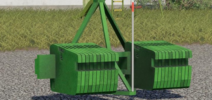Moд противовес John deere weight v1.0 Farming Simulator 19