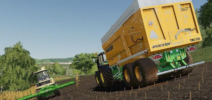 Мод прицеп Joskin Trans-SPACE 7000/27 v1.0.0.0 Farming Simulator 19