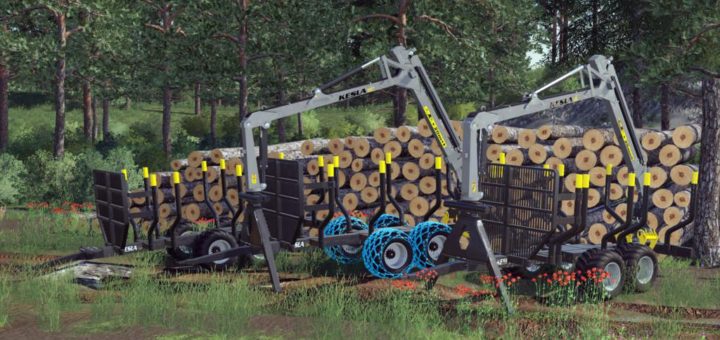 Мод прицеп Kesla 122H v1.0.0.0 Farming Simulator 2019