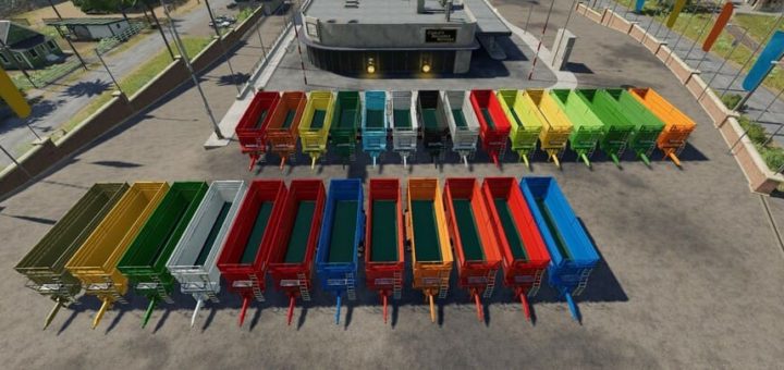 Мод прицеп Krampe Bandit 750 By Gamling v1.0.0.0 Farming Simulator 19