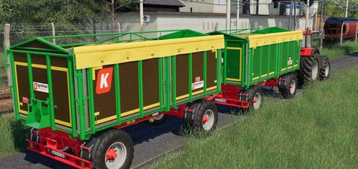 Мод прицеп Kroger Agroliner HKD 302 v1.0.0.0 Farming Simulator 19