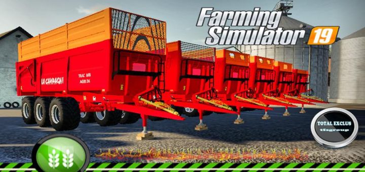 Мод прицеп LA CAMPAGNE 24T metal v1.0 Farming Simulator 2019
