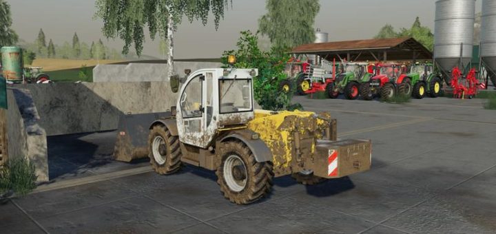 Moд погрузчик Liebherr TL 436 mit Heckhydraulik v1.0 FS19