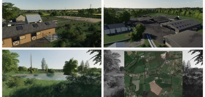 Мод карта MARWELL MANOR FARM V1.1.0.0 FS19
