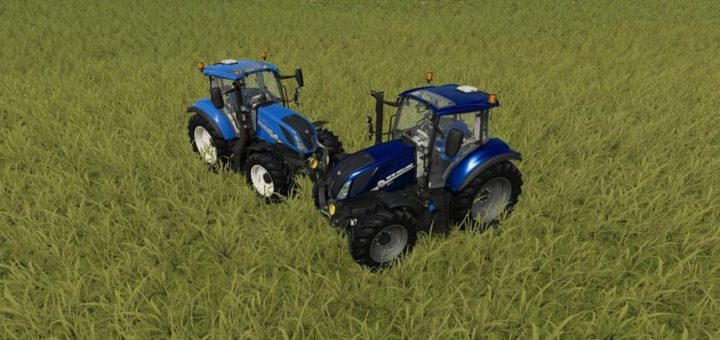 Мод трактор New Holland T5 By Gamling v1.0.0.0 FS19
