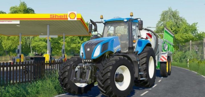 Moд трактор New Holland T8 v1.0.4.0 Farming Simulator 2019