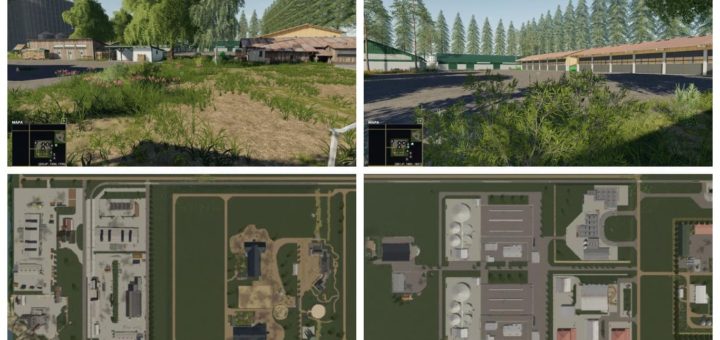 Мод карта NORTHWIND ACRES V1.0.0.0 Farming Simulator 19