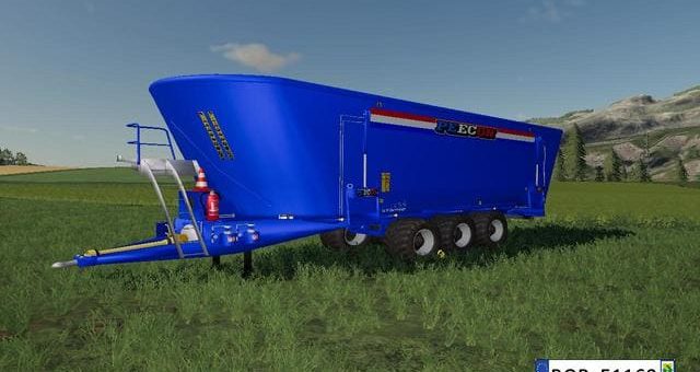 Мод миксер Peecon Big Mixer Wagon v1.0 Farming Simulator 19