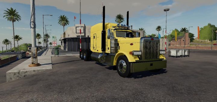 Мод тягач Peterbilt log truck v1.0 Farming Simulator 2019
