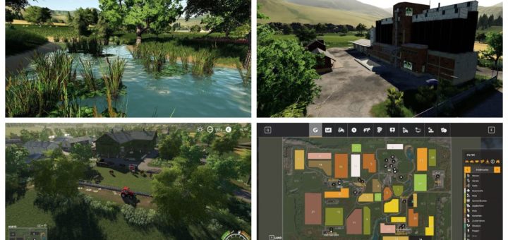 Мод карта PROVENCE V1.0.2 Farming Simulator 2019