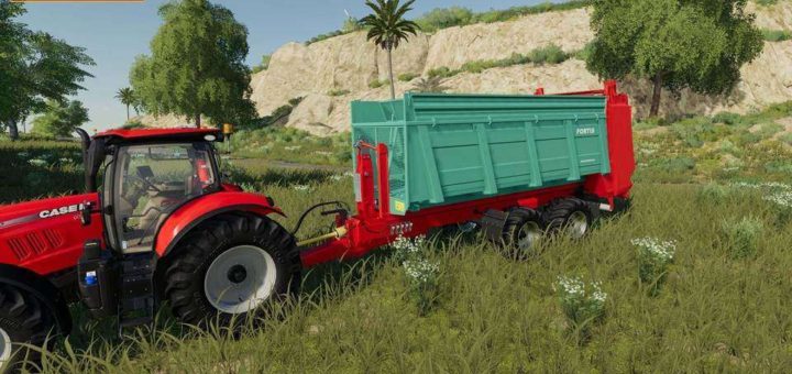 Moд прицеп Schuitemaker Hooklift Trailer v1.0.0.0 Farming Simulator 19