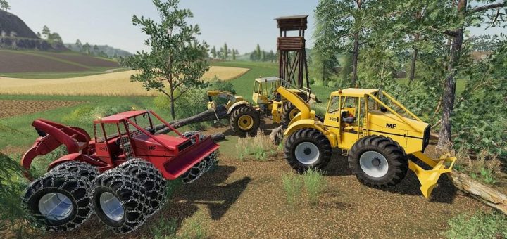 Moд Skidder MF320 v1.0.0.0 Farming Simulator 2019