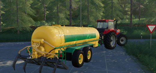 Мод прицеп Slurry Tanker 14 with injector v1.0.0.0 Farming Simulator 19