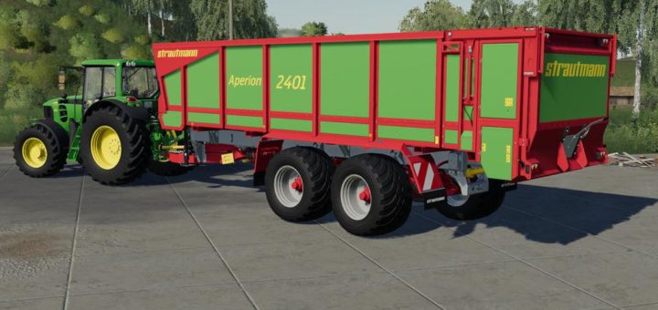 Moд прицеп Strautmann Aperion 2401 v1.0.0.0 Farming Simulator 19
