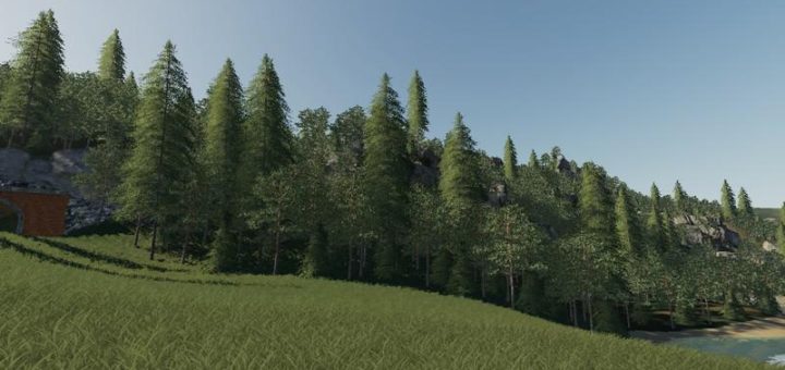 Мод карта THURINGEN FORST V1.0.0.0 Farming Simulator 19