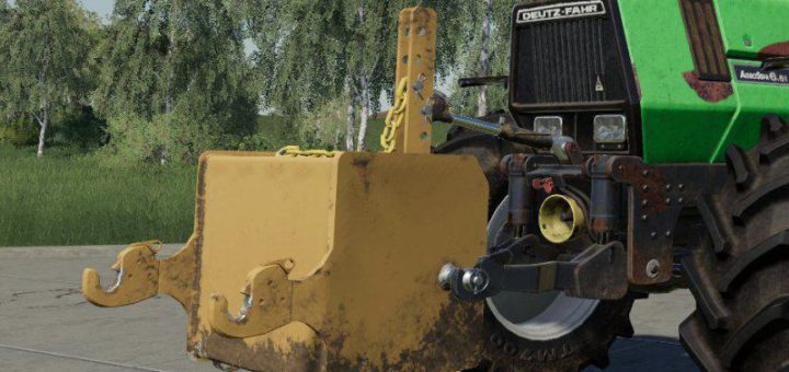 Мод противовес Weight 700kg v1.0.0.0 Farming Simulator 2019