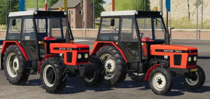 Мод ПАК Zetor pack 6211, 6245, 7211, 7245 v1.0 Farming Simulator 19
