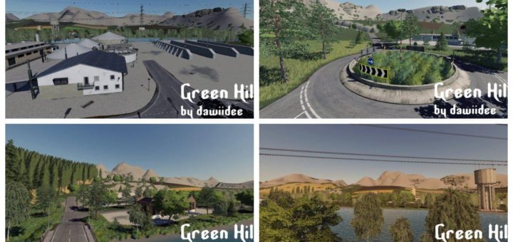 Мод карта GREEN HILLS V1.0.0.0 Farming Simulator 2019