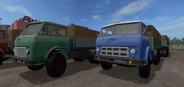 Мод грузовик МАЗ 514 v1.1.1 Farming Simulator 2017