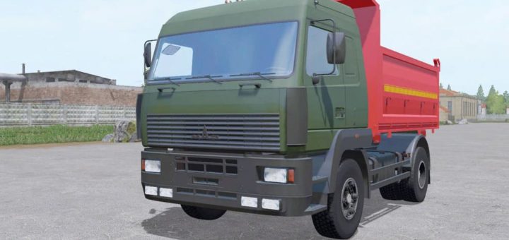 Мод грузовик МАЗ 555035 4X4 V2.0 Фермер Симулятор 2017