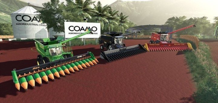 Мод ПАК жаток Pack Headers v1.0.0.0 Farming Simulator 2019