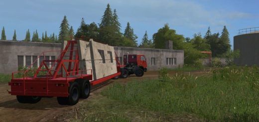 Мод прицеп плитовоз v17.03.19 Farming Simulator 2017