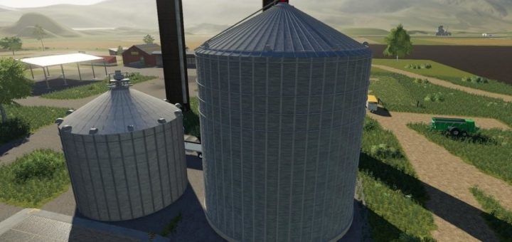 Мод Placeable large grain bin extension v1.0 Farming Simulator 2019