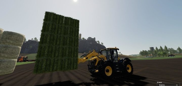 Мод Forks with bale loading v1.0.0.0 Farming Simulator 2019
