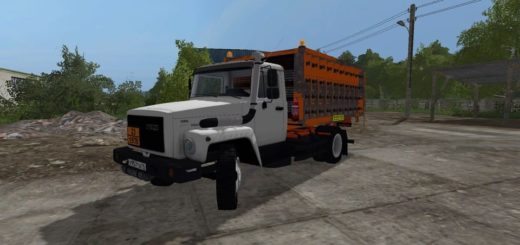 Мод грузовик ГАЗ-3309-1017 V1.1 Фарминг Симулятор 17