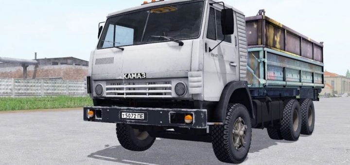 Мод грузовик КамАЗ 5320 с прицепом ГКБ 8551 v1.0 FS17