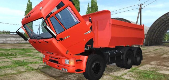 Мод грузовик КАМАЗ-65115 САМОСВАЛ V1.2.0.0 Фарминг Симулятор 2017