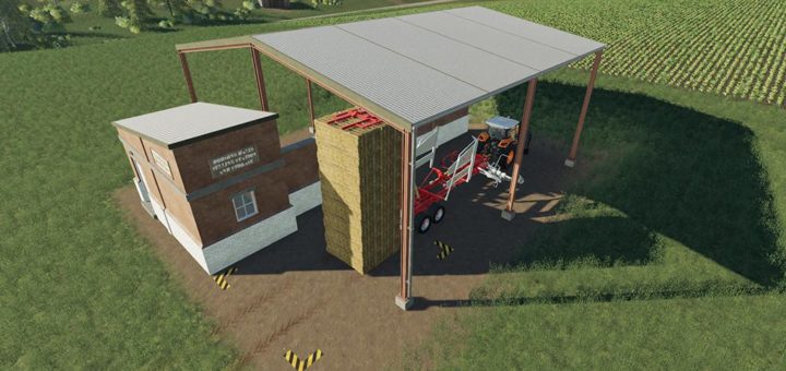 Мод Bale Sell Point And Storage v1.0.0.0 Farming Simulator 2019