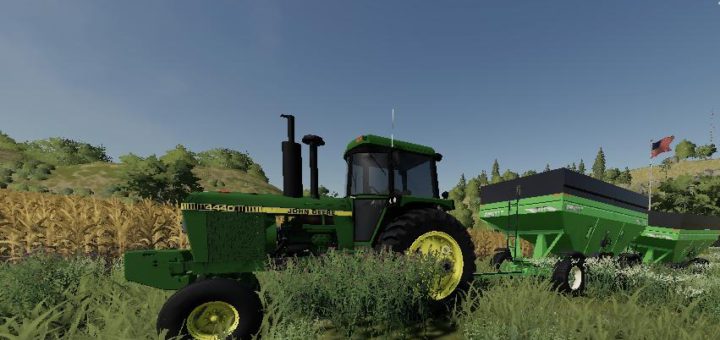 Moд прицеп Brent 644 Gravity Wagon v1.0 Farming Simulator 19