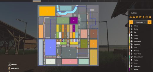 Мод карта CANADIAN PRODUCTION MAP 19 V1.0 Farming Simulator 19