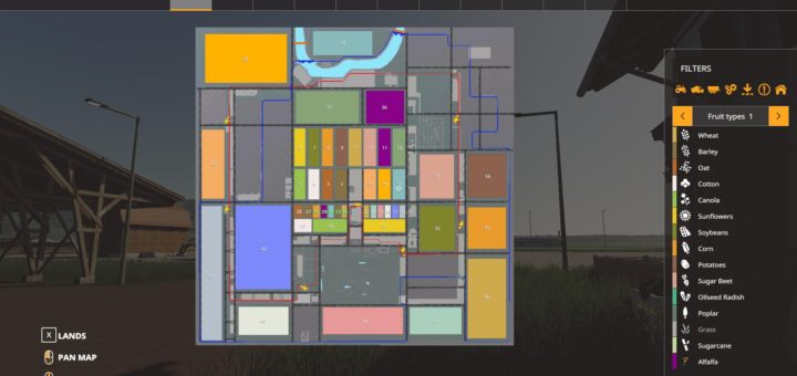 Мод карта CANADIAN PRODUCTION MAP 19 V1.0 Farming Simulator 19